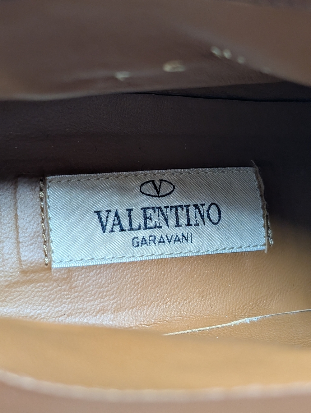Valentino Garavani VLogo Brown Ankle Boots booties Size 37 - Picture 9 of 12